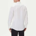 HUGO MEN'S SLIM FIT SHIRT ELISHA02 WHITE - Image 2