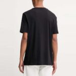 HUGO MEN'S COTTON T-SHIRT JERSEY DUGOPAK BLACK - Image 3