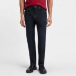 BOSS MAN MAINE REGULAR-FIT JEANS IN BLUE SOFT-MOTION DENIM DARK BLUE - Image 3