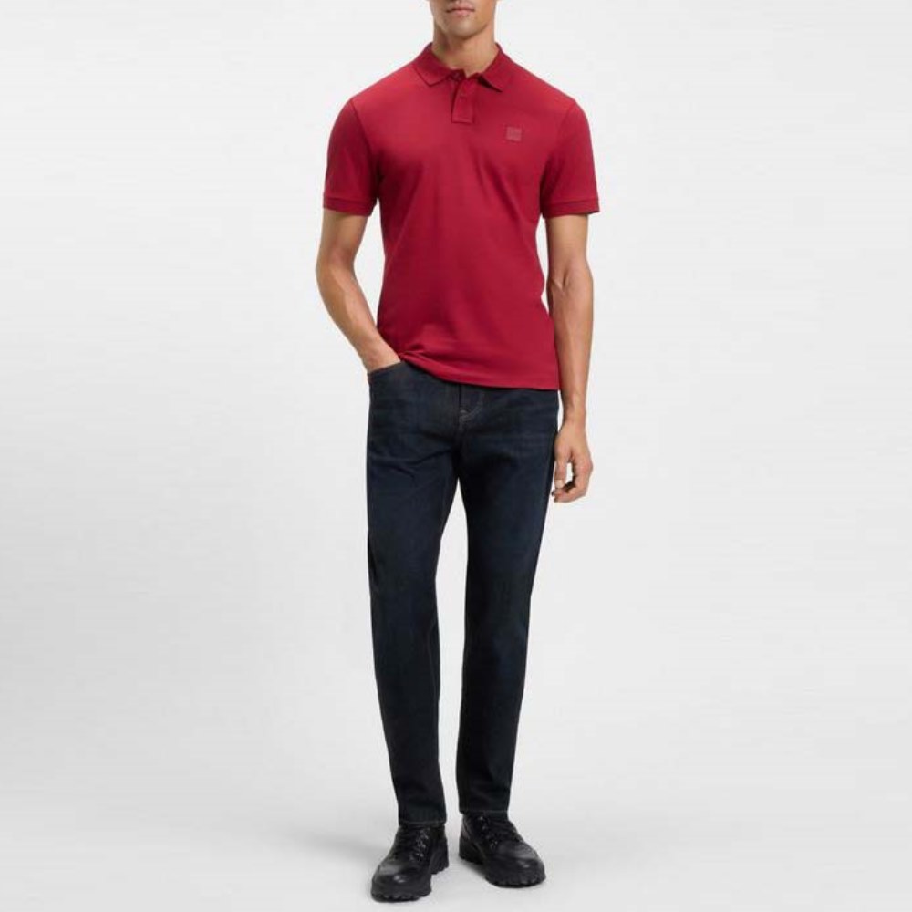 50549519-402-2 BOSS MAN MAINE REGULAR-FIT JEANS IN BLUE SOFT-MOTION DENIM DARK BLUE - Image 1