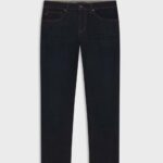 BOSS MAN MAINE REGULAR-FIT JEANS IN BLUE SOFT-MOTION DENIM DARK BLUE - Image 6