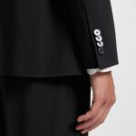 BOSS MEN SLIM-FIT SUIT  IN A WOOL BLEND BLACK - Image 5