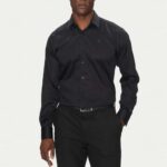 KARL LAGERFELD MEN'S SHIRT MODERN FIT BLACK