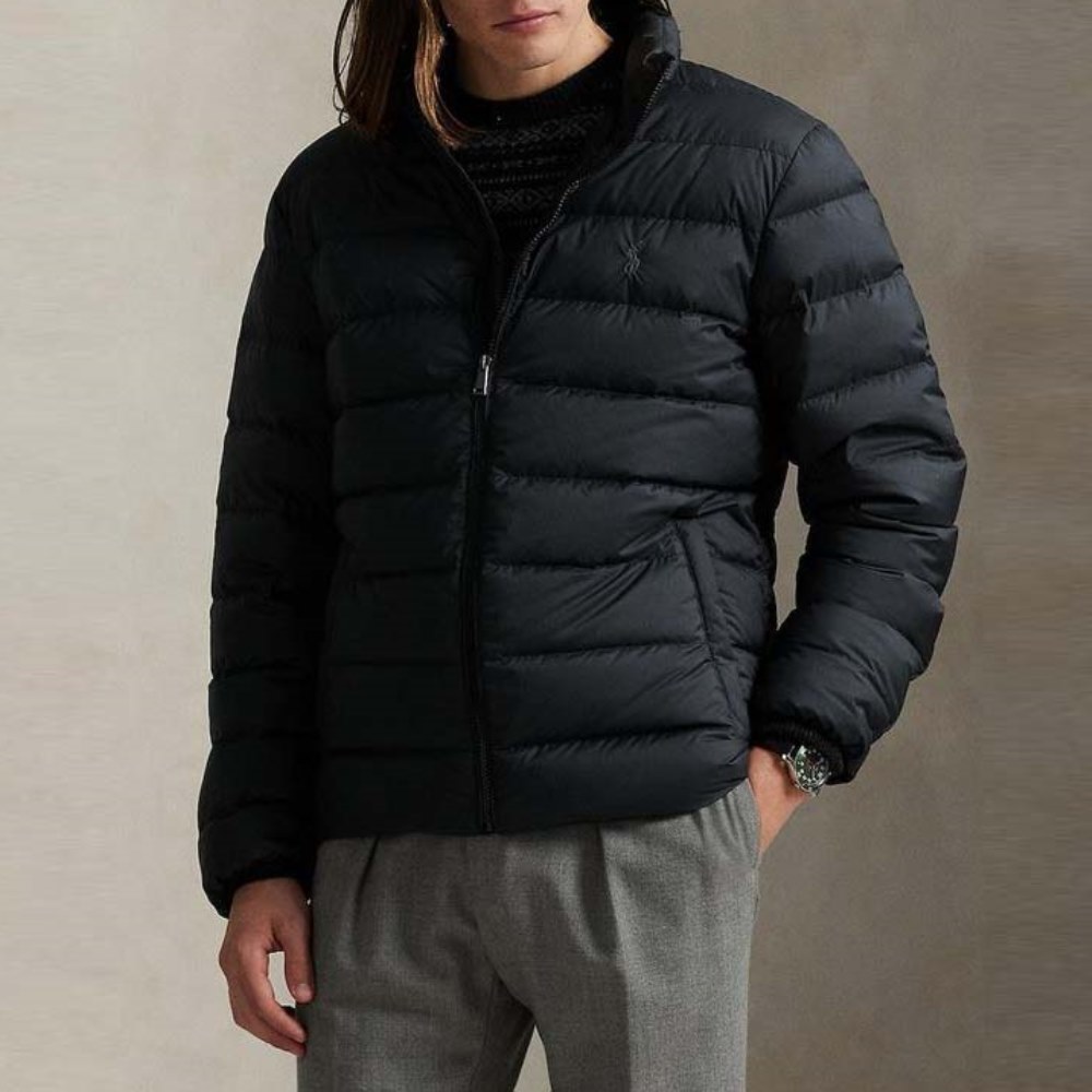 710967774003-1-1 POLO RALPH LAUREN MEN'S JACKET MATTE PERPETUAL BLACK - Image 1