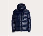POLO RALPH LAUREN MEN'S JACKET THE GORHAM GLOSSED DOWN NAVY BLUE - Image 6