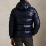 POLO RALPH LAUREN MEN'S JACKET THE GORHAM GLOSSED DOWN NAVY BLUE - Image 2