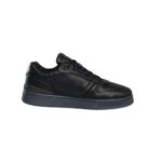 LACOSTE MEN’S SNEAKERS LEATHER T-CLIP SHIELD 225 1 SMA BLACK - Image 2