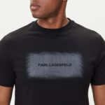KARL LAGERFELD MEN'S T-SHIRT CREWNECK BLACK - Image 3