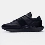 POLO RALPH LAUREN MEN'S SNEAKERS TRAIN 89 LOW TOP LACE BLACK/GOLD - Image 2