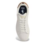 POLO RALPH LAUREN MEN'S SNEAKERS LOW TOP LACE WHITE-TEAK-NAVY - Image 4
