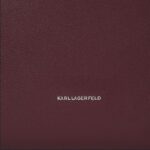 KARL LAGERFELD WOMEN'S K/ROCKY MARAIS MD TOTE WINDSOR BURGUNDY - Image 4