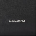 KARL LAGERFELD WOMEN'S K/ROCKY MARAIS SM TOTE BLACK-NICKEL - Image 4