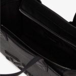 KARL LAGERFELD WOMEN'S K/SKUARE EW MD TOTE GRAINY BLACK-NICKEL - Image 3