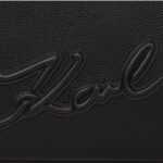 KARL LAGERFELD WOMEN'S K/SKUARE EW MD TOTE GRAINY BLACK-NICKEL - Image 4