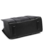 KARL LAGERFELD WOMEN'S K/RSG PEBBLE SQUARE MED TOTE BLACK - Image 4