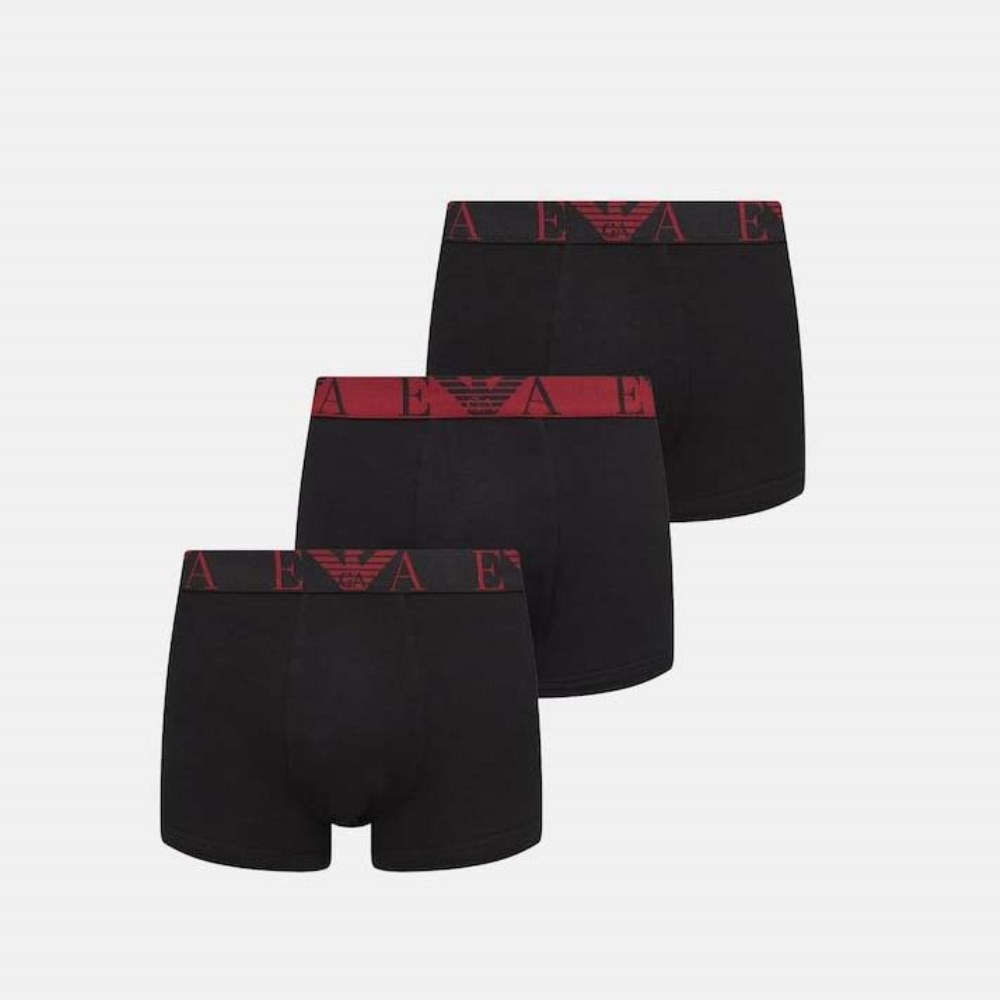 EM000259AF10778-MC406-1 EMPORIO ARMANI MEN'S 3 PACK BOXER PARTE BASSA - Image 1