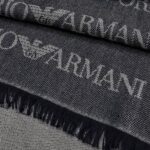 EMPORIO ARMANI MEN'S SCARFS WOOL NAVY BLUE FANCY - Image 3