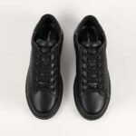 KARL LAGERFELD MEN'S SNEAKERS KAPRI EMBOSS REPEAT LO LACE BLACK - Image 4