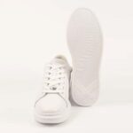 KARL LAGERFELD MEN'S SNEAKERS KAPRI EMBOSS REPEAT LO LACE WHITE - Image 4