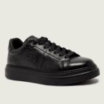 LA MARTINA MEN'S SNEAKERS LEATHER DUSTIN BLACK