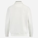 LA MARTINA MEN'S GUARDS LINE MEN'S HIGH-NECK ZIP-UP SWEATSHIRT-BALLIO WHITE - Image 5