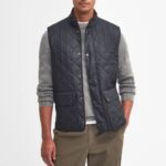 BARBOUR MEN LOWERDALE GILET CLASSIC NAVY