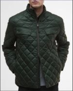 BARBOUR MEN ARIEL BOX QUILTED JACKET SAGE - Image 4