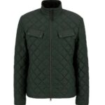 BARBOUR MEN ARIEL BOX QUILTED JACKET SAGE - Image 6