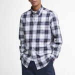 BARBOUR MEN'S WETHERAM TAILORED TARTAN SHIRT- RIVERSTONE TARTAN - Image 3