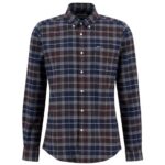 BARBOUR MEN'S KYELOCH TAILORED TARTAN SHIRT MIDNIGHT OAK TARTAN - Image 4