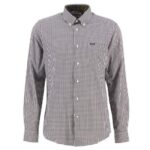 BARBOUR MEN'S PADSHAW TAILORED LONG-SLEEVED SHIRT DARK OAK - Image 4