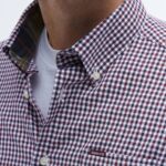 BARBOUR MEN'S PADSHAW TAILORED LONG-SLEEVED SHIRT RICH RED - Image 4