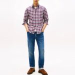 TOMMY HILFIGER MEN REGULAR FIT TARTAN OXFORD SHIRT REGATTA RED - Image 3