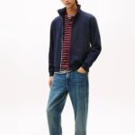 TOMMY HILFIGER MEN SIGNATURE TAPE ZIP-THRU JUMPER DESERT SKY - Image 3