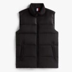 TOMMY HILFIGER MEN'S SLEEVELESS WATER REPELLENT DOWN PUFFER GILET BLACK - Image 4