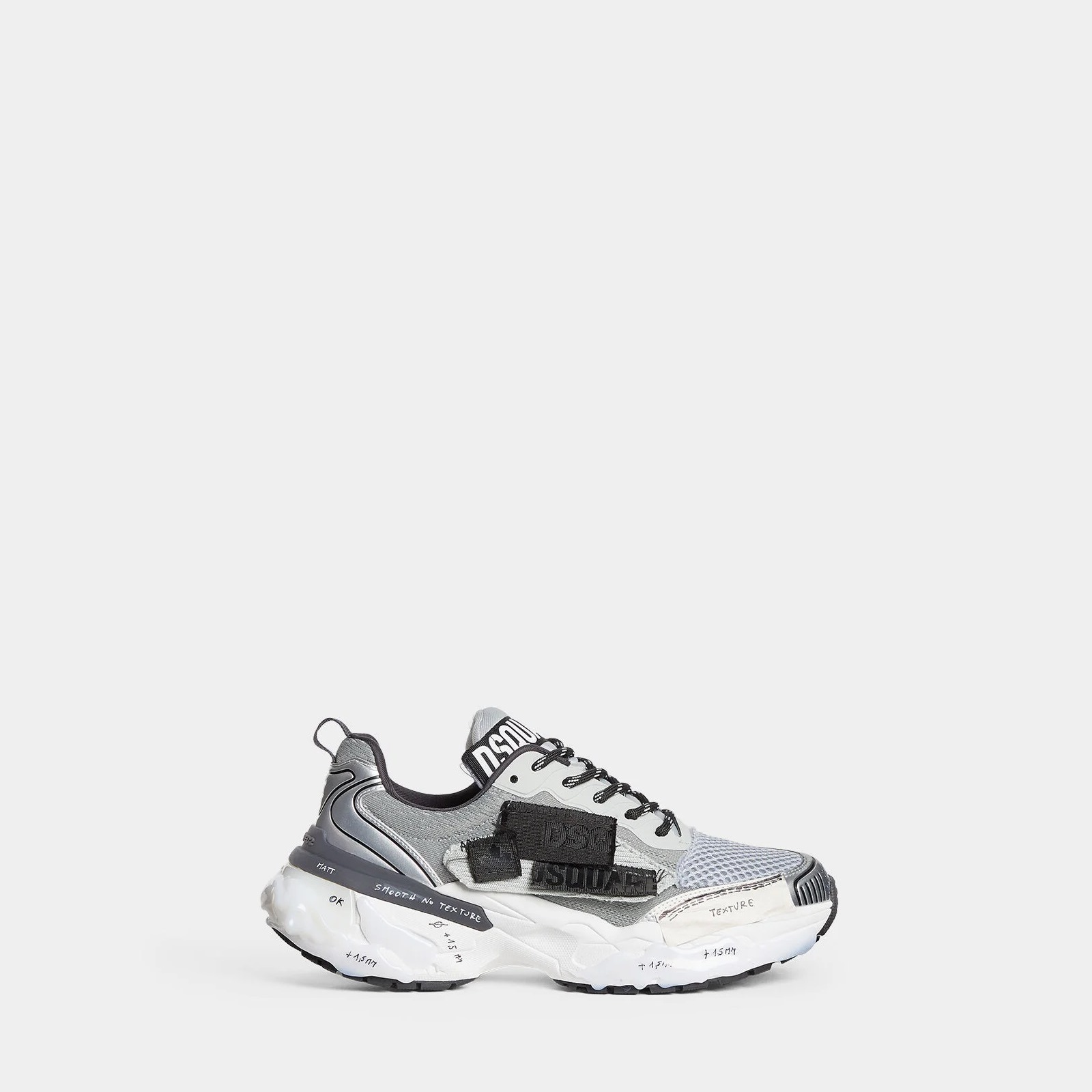 SNM0461-35508533-M4200-1 DSQUARED2 MEN'S FASTER SNEAKERS MULTICOLOR - Image 1