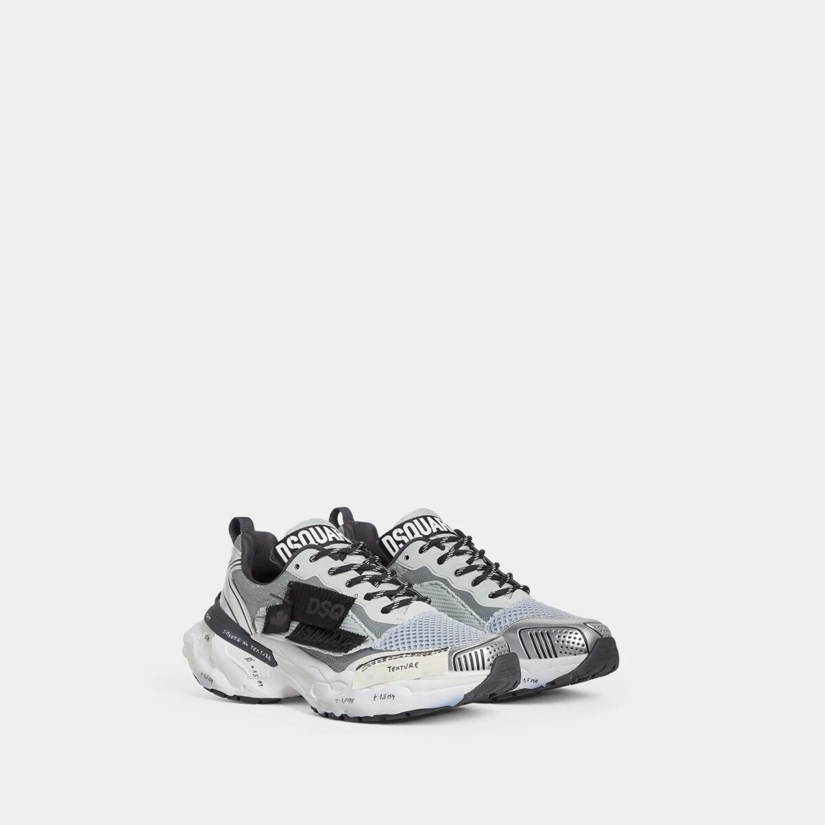 DSQUARED2 MEN'S FASTER SNEAKERS MULTICOLOR - Image 4