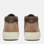 TIMBERLAND MEN'S SENECA BAY MID LACE SNEAKER MEDIOUM GREY NUBUCK - Image 4