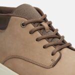 TIMBERLAND MEN'S SENECA BAY MID LACE SNEAKER MEDIOUM GREY NUBUCK - Image 5