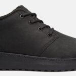 TIMBERLAND MEN'S HUSTON ROAD MID LACE CHUKKA BOOT BLACK NUBUCK - Image 5
