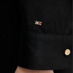 TOMMY HILFIGER WOMAN SHIRT SOFT VIS REGULAR BLACK - Image 4