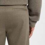BOSS MEN'S MODERN-FIT KANE-1 TROUSERS IN BRUSHED TWILL - Image 3