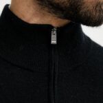 BOSS MEN H-HEMARLO SWEATER T-SHIRT BLACK - Image 4