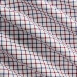 POLO RALPH LAUREN MEN'S CUSTOM FIT PLAID STRETCH POPLIN SHIRT WHITE WINE MULTI - Image 4