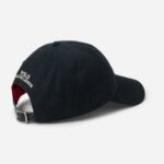 POLO RALPH LAUREN TWILL BALL CAP-NPOLO BLACK WITH HOLIDAY BEAR - Image 2