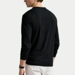 POLO RALPH LAUREN MEN'S LONG SLEEVE T-SHIRT CLASSIC BLACK - Image 2