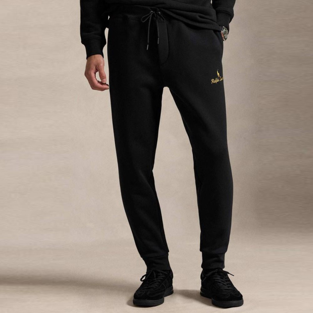 710982780001-1 POLO RALPH LAUREN MEN'S PANTS RELAXED FIT BLACK - Image 1