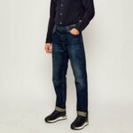 EMPORIO ARMANI MEN'S EA7 SNEAKERS DARK BLUE - Image 4