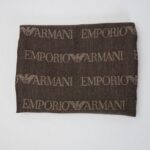 EMPORIO ARMANI MEN'S SCARFS WOOL BROWN - Image 2