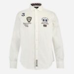 LA MARTINA MEN'S OXFORD BRITISH POLO SHIRT-INNICENT OPTIC WHITE - Image 4